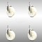 Service Caster 5 Inch 316SS Nylon Wheel Swivel 12mm Threaded Stem Caster Set SCC-SS316TS20S514-NYS-M1215-4 - alternate 2